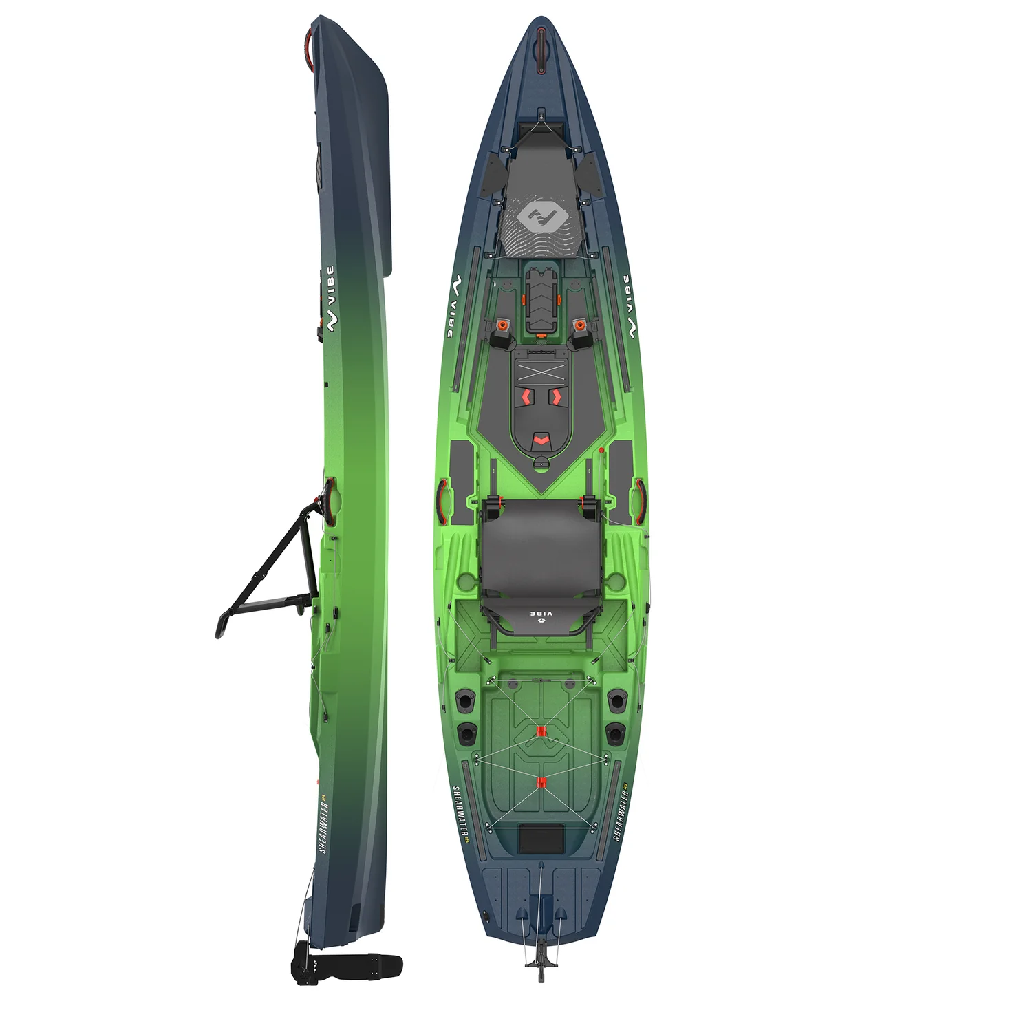 Vibe Shearwater 125 Fishing Kayak - Image 6